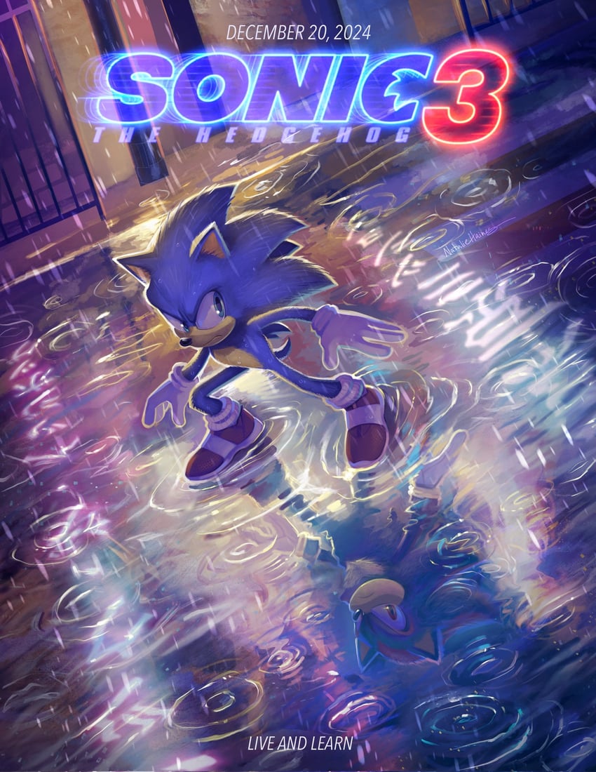 sonic the hedgehog and shadow the hedgehog (sonic and 1 more) drawn by natalie_haines