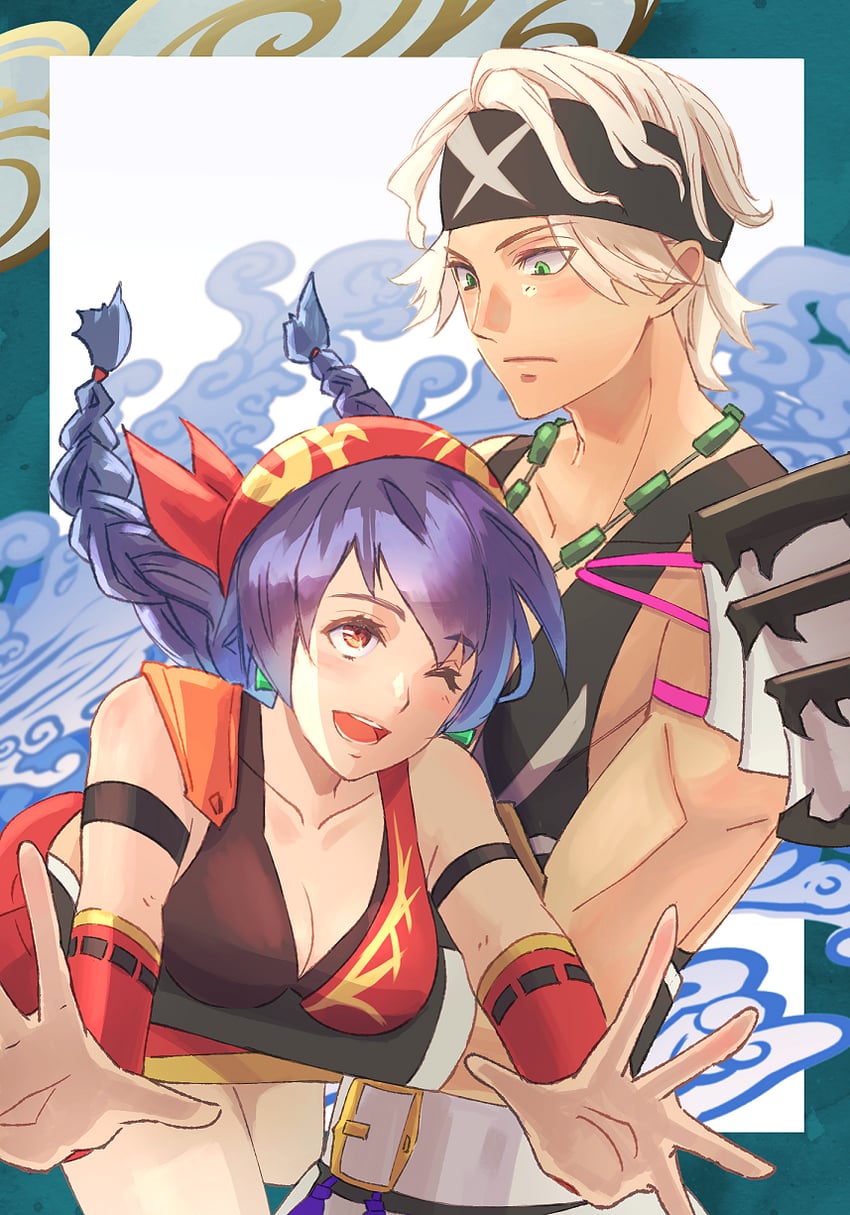 tugai and suzuna (fuurai no shiren) drawn by riou_(pooh920)