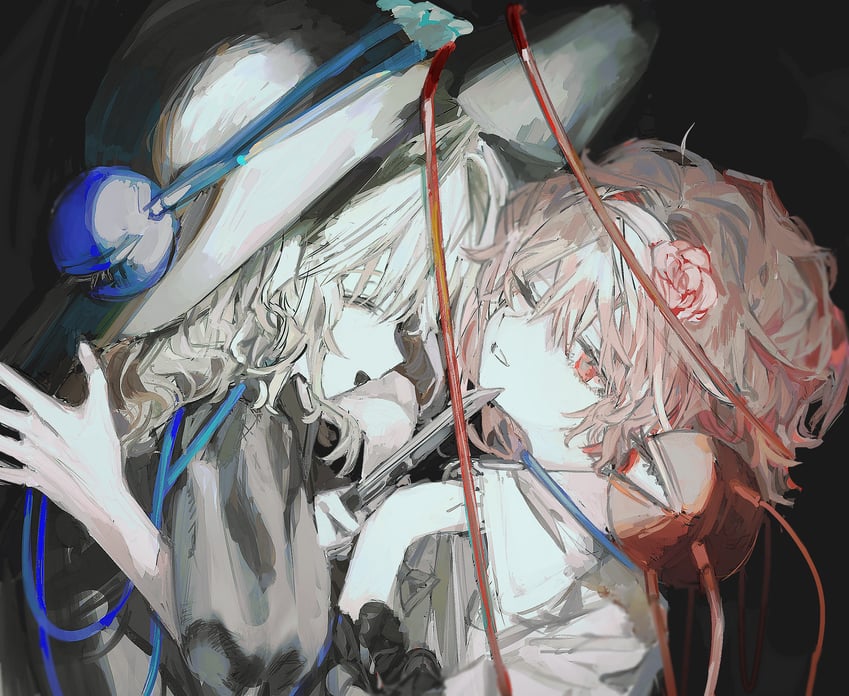 komeiji koishi and komeiji satori (touhou) drawn by koyomiyoko_o