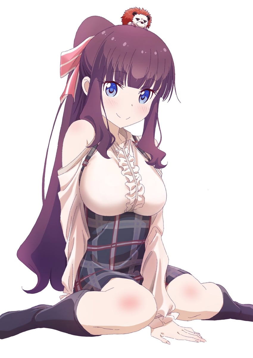 takimoto hifumi and soujirou (new game!) drawn by makicha_(sasurainopink)