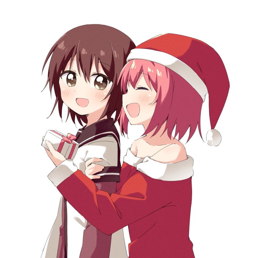 akaza akari and funami yui (yuruyuri) drawn by haru_(konomi_150)