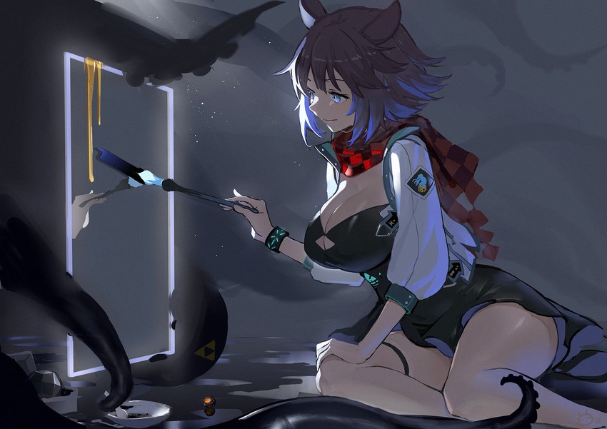deepcolor (arknights) drawn by chaoxi