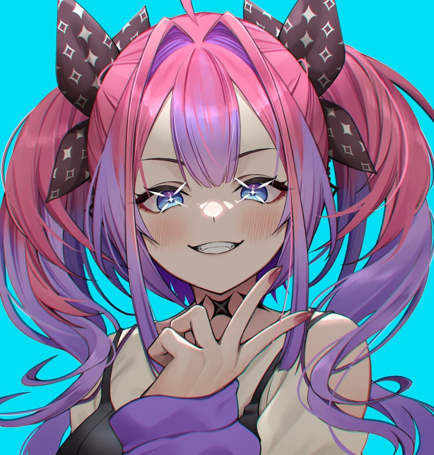 kikirara vivi (hololive and 1 more) drawn by yuya_(yuya_illust)