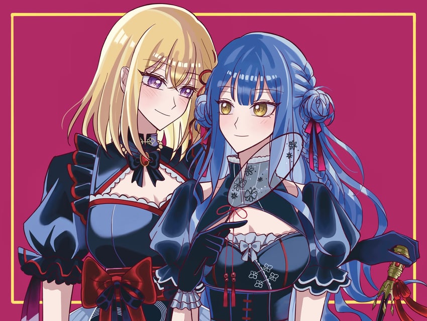 togawa sakiko and misumi uika (bang dream! and 1 more) drawn by 200bpmsoiya