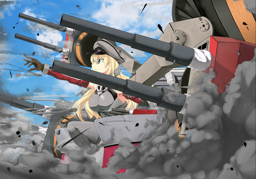 bismarck (kantai collection) drawn by pandatyama1