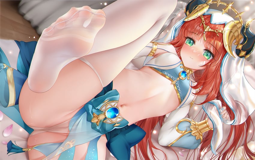 nilou (genshin impact) drawn by kamue