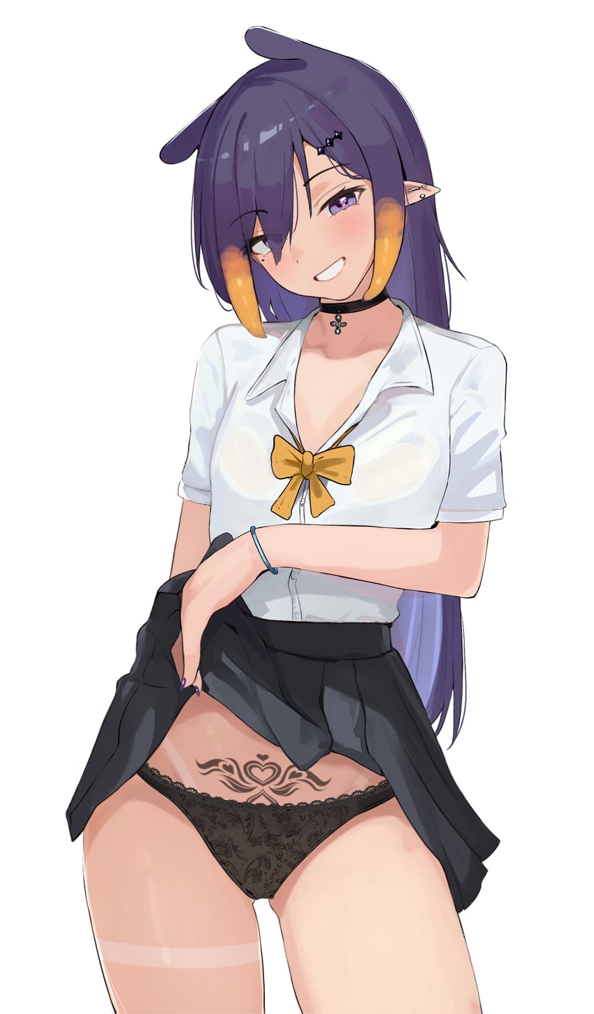 ninomae ina'nis (hololive and 1 more) drawn by ku_roiko
