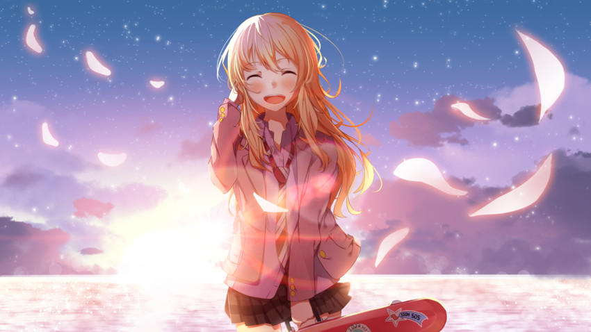 miyazono kawori (shigatsu wa kimi no uso) drawn by the_cold
