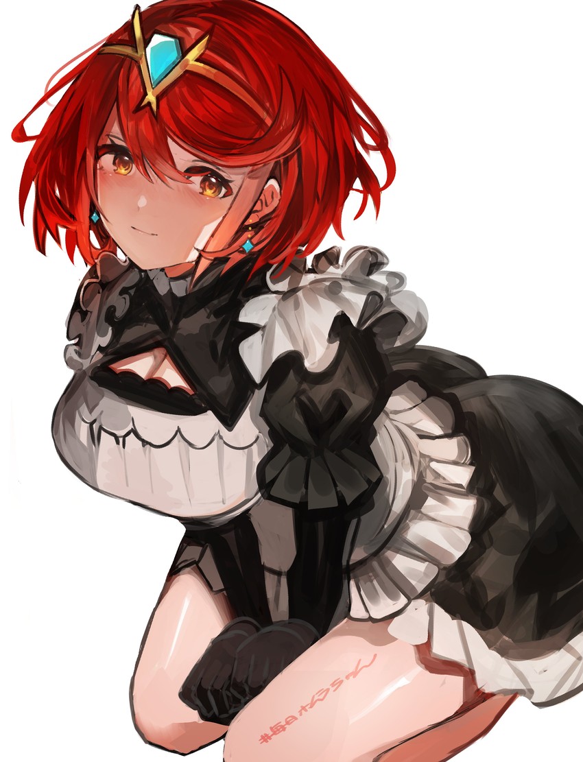 pyra (xenoblade chronicles and 1 more) drawn by tarbo_(exxxpiation)