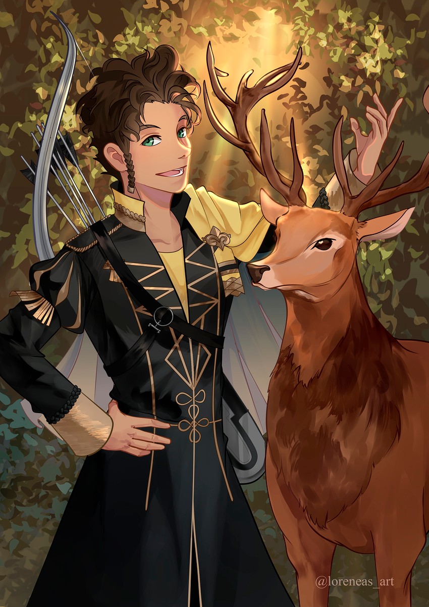 claude von riegan (fire emblem and 1 more) drawn by loreneas