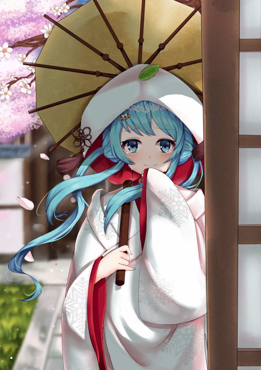 hatsune miku and yuki miku (vocaloid) drawn by sugar_sound