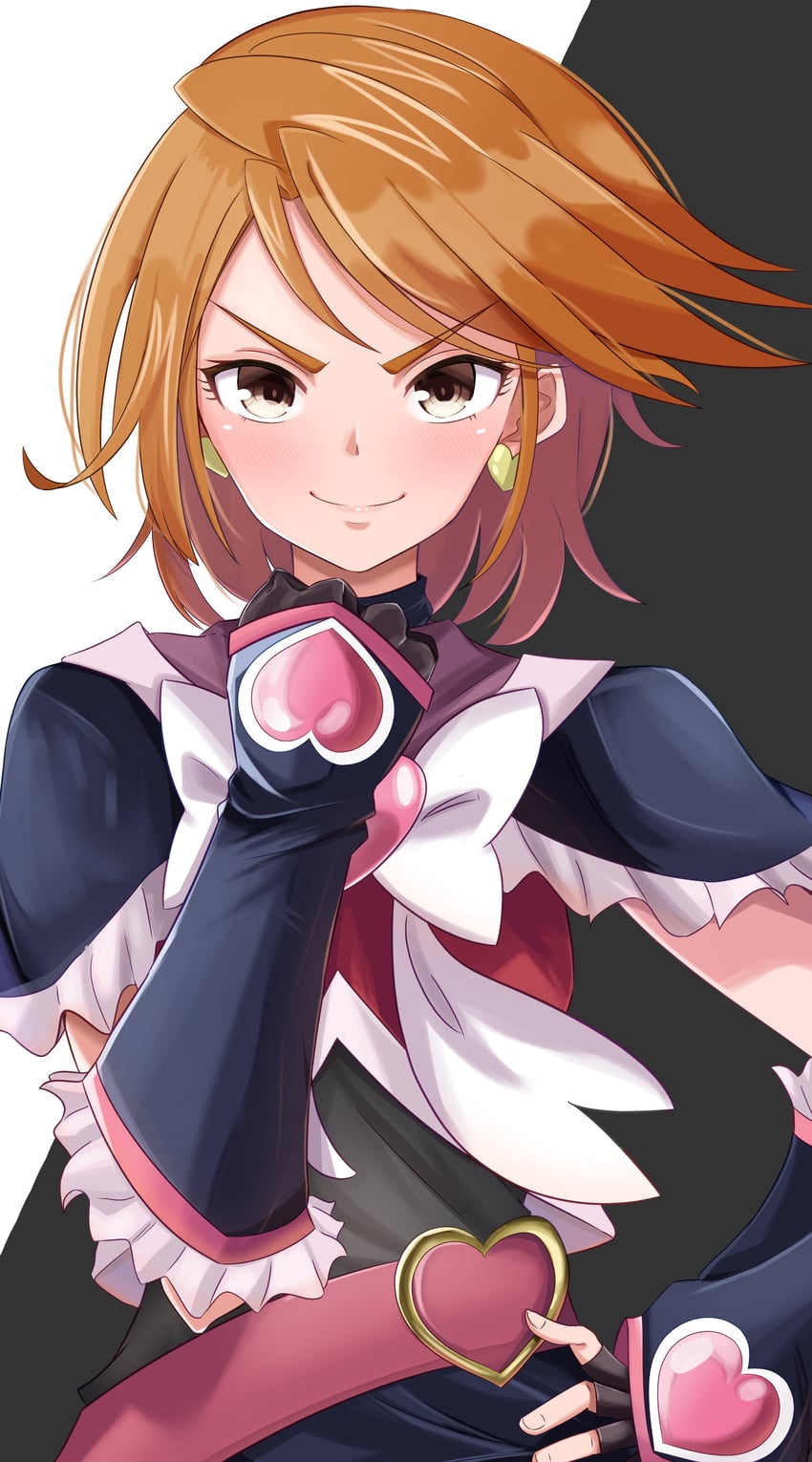 misumi nagisa and cure black (precure and 2 more) drawn by my005714889460