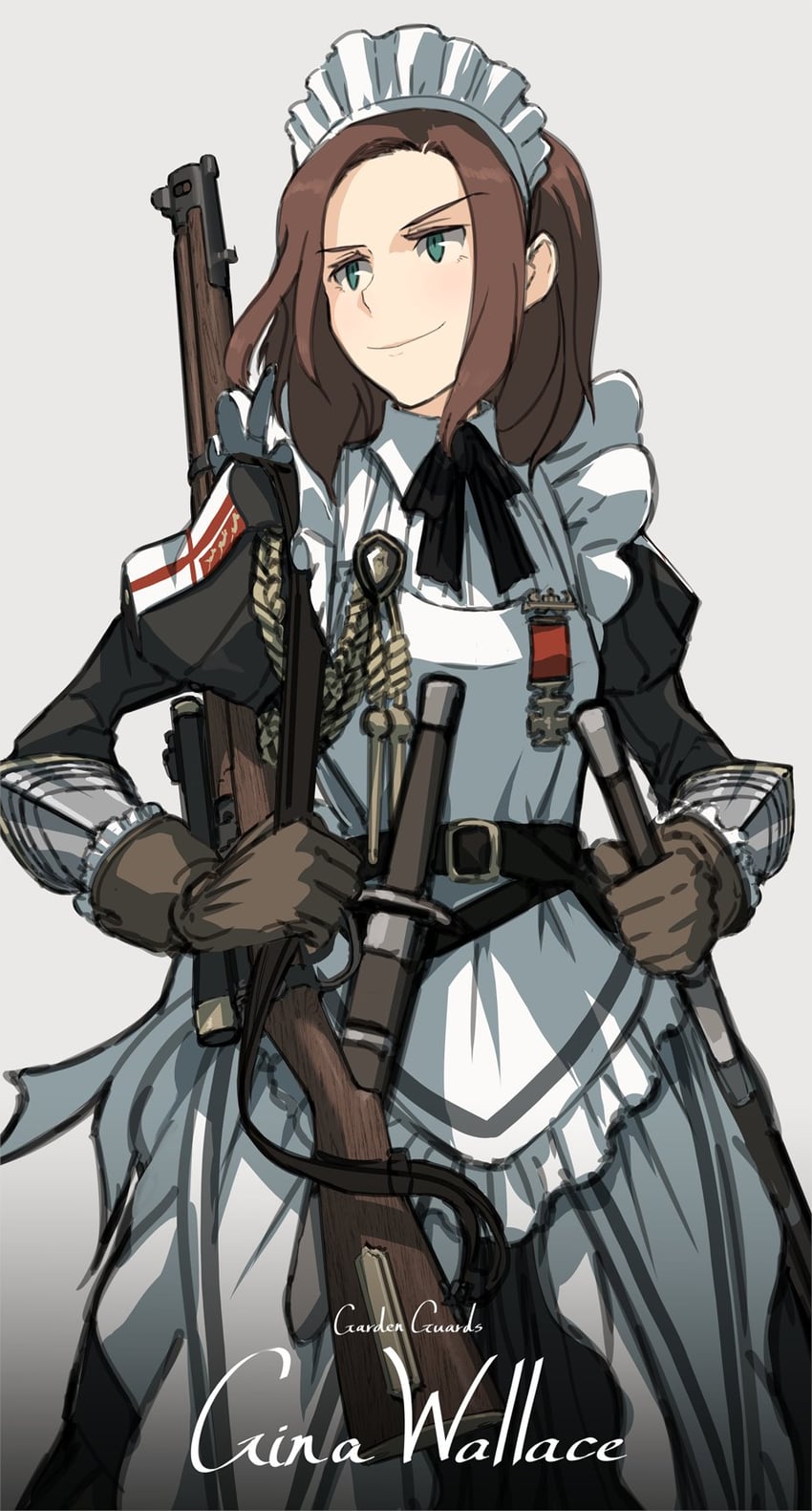 gina wallace (heroes of order) drawn by asterisk_kome
