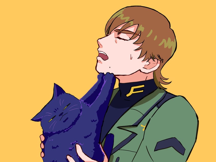 nyaan and xavier olivette (gundam and 1 more) drawn by unchichi