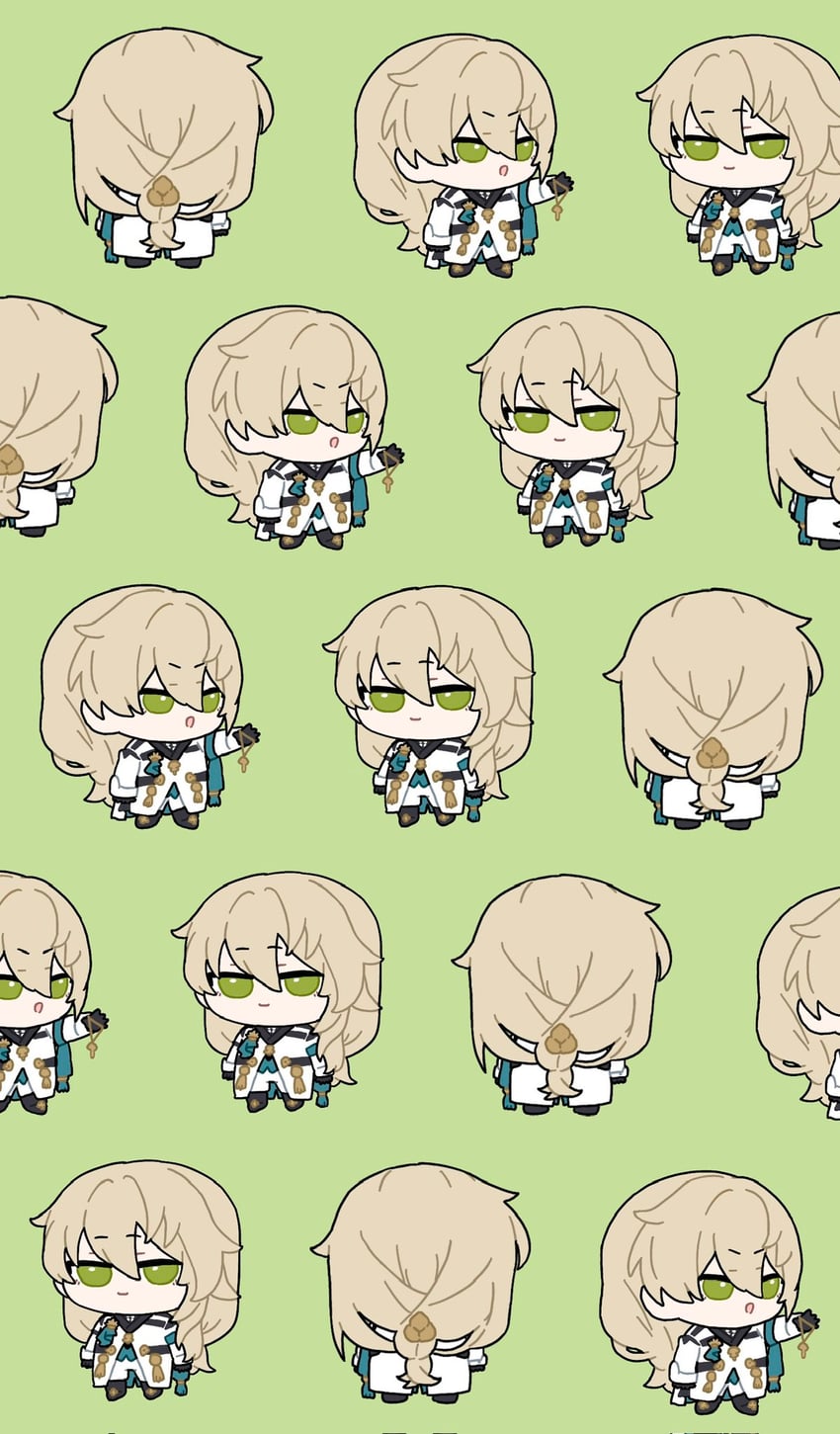 luocha (honkai and 1 more) drawn by omochi_binta