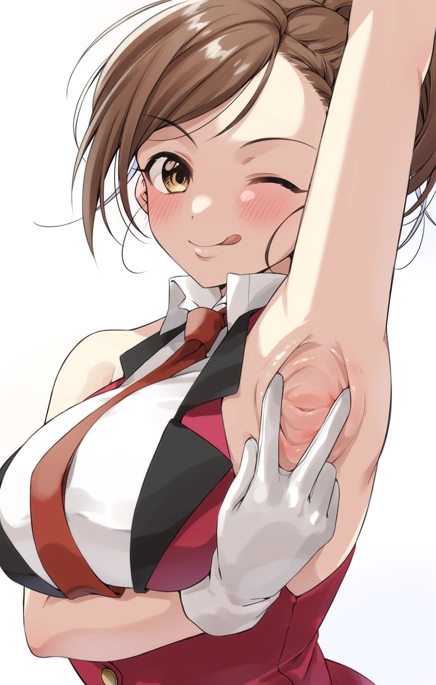 hyodo rena (idolmaster and 2 more) drawn by tarou_(komekueyo)