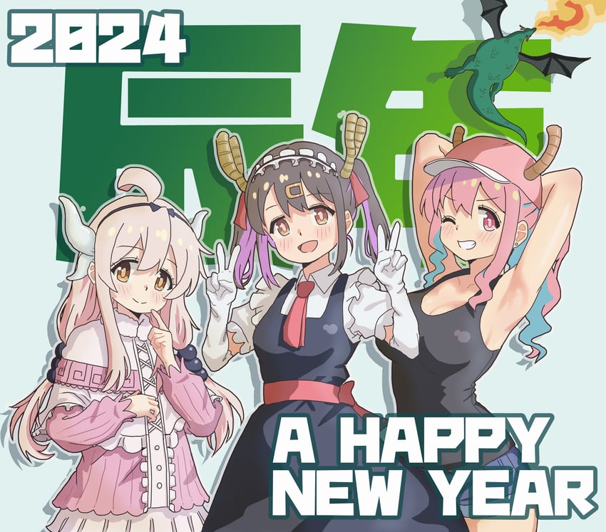 oyama mahiro, kanna kamui, oyama mihari, lucoa, hozuki kaede, and 1 more (onii-chan wa oshimai! and 1 more) drawn by melciort