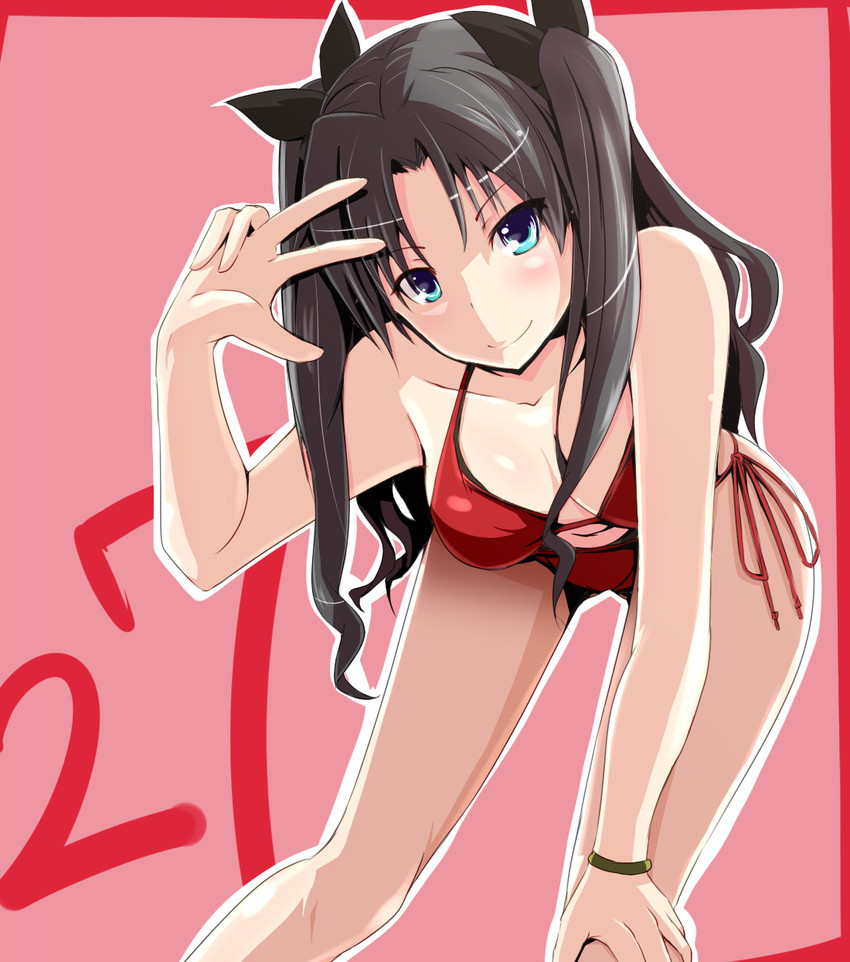 tohsaka rin (fate and 1 more) drawn by kichihachi