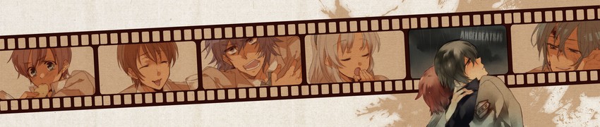 tachibana kanade, otonashi yuzuru, naoi ayato, noda, and ooyama (angel beats!) drawn by tyouzetu_b_gata