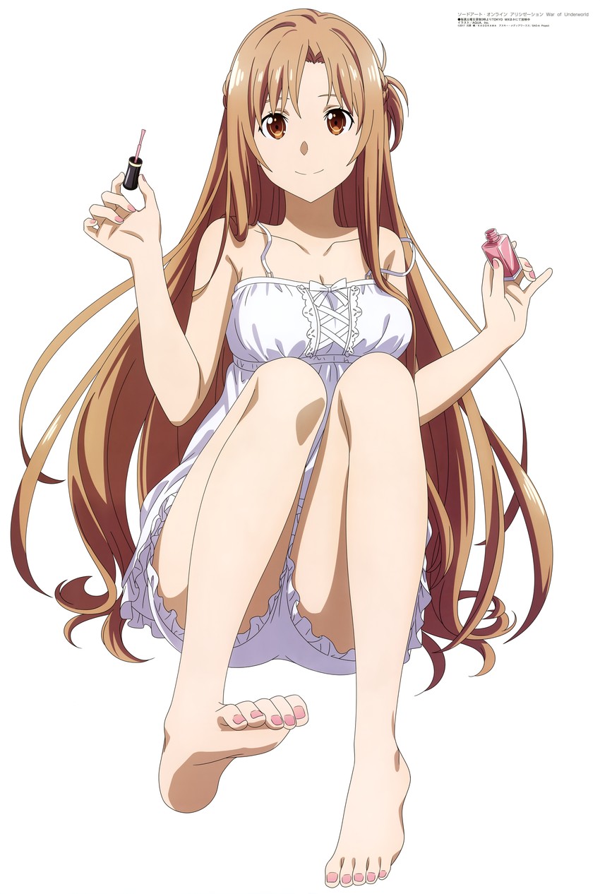 asuna (sword art online and 1 more) drawn by aquastar_inc.