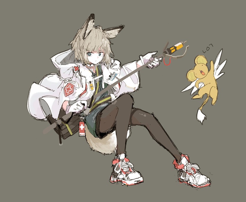 kero and sussurro (arknights and 1 more) drawn by ryne_25