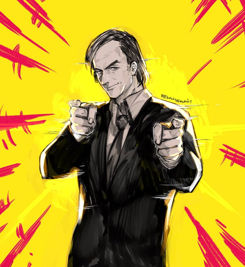 saul goodman (breaking bad and 1 more) drawn by yourfreakyneighbourh