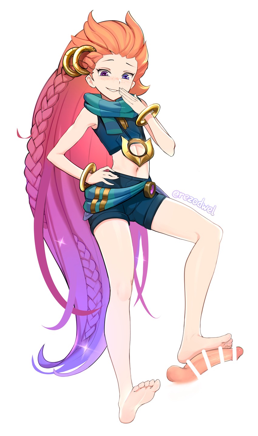zoe (league of legends) drawn by rezodwel
