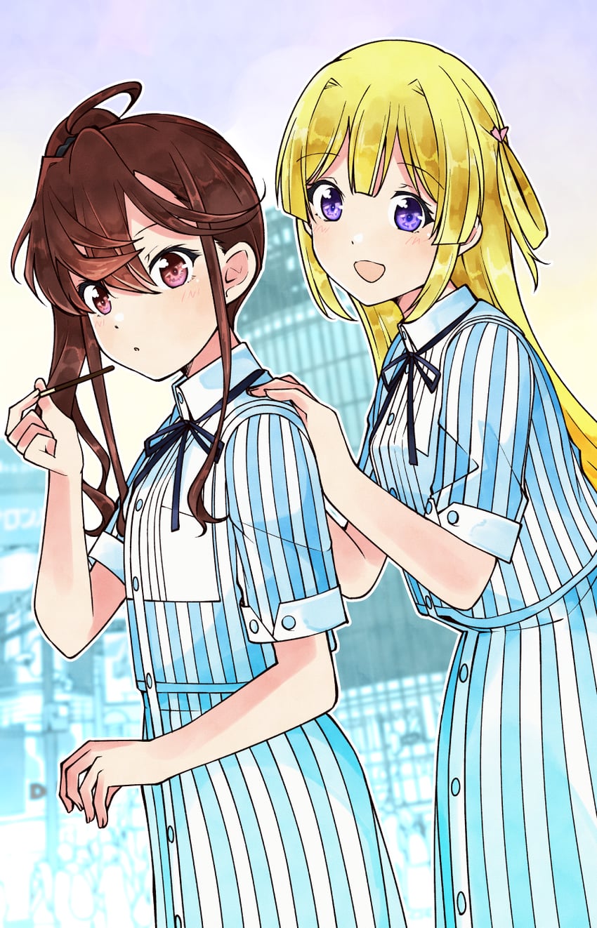 fujima sakura and toda jun (22/7) drawn by trefle_r