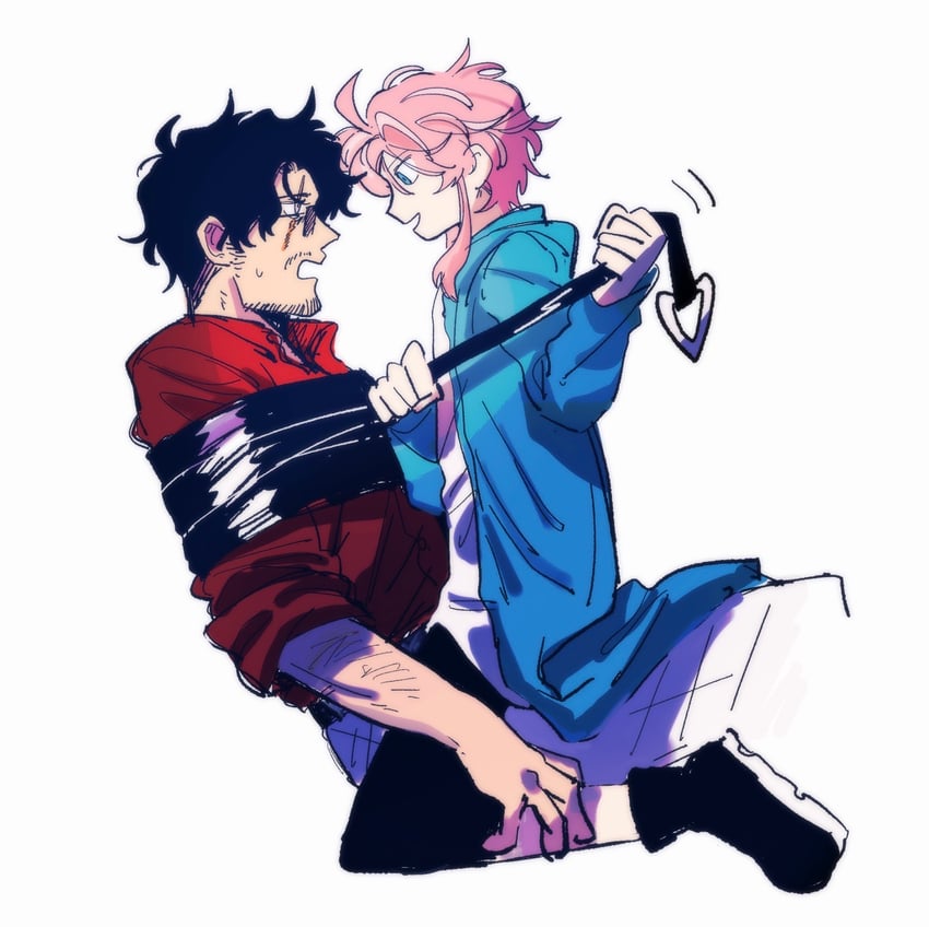 amemura ramuda and amayado rei (hypnosis mic) drawn by 79x_(ox79xo)
