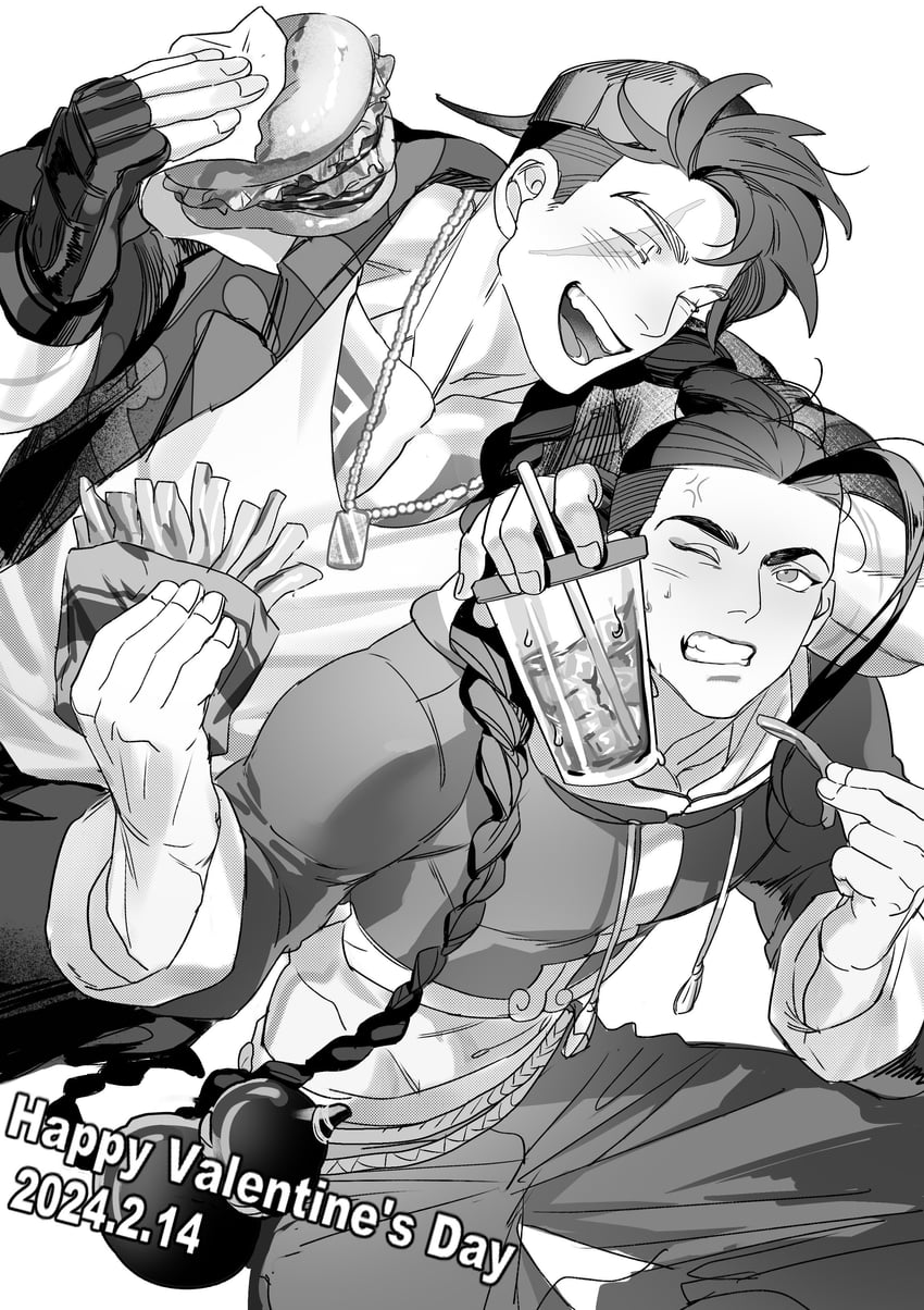 luke sullivan and jamie siu (street fighter and 1 more) drawn by burnfir15173477