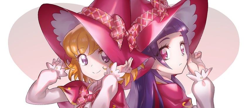 asahina mirai and izayoi liko (precure and 1 more) drawn by murakami_hisashi