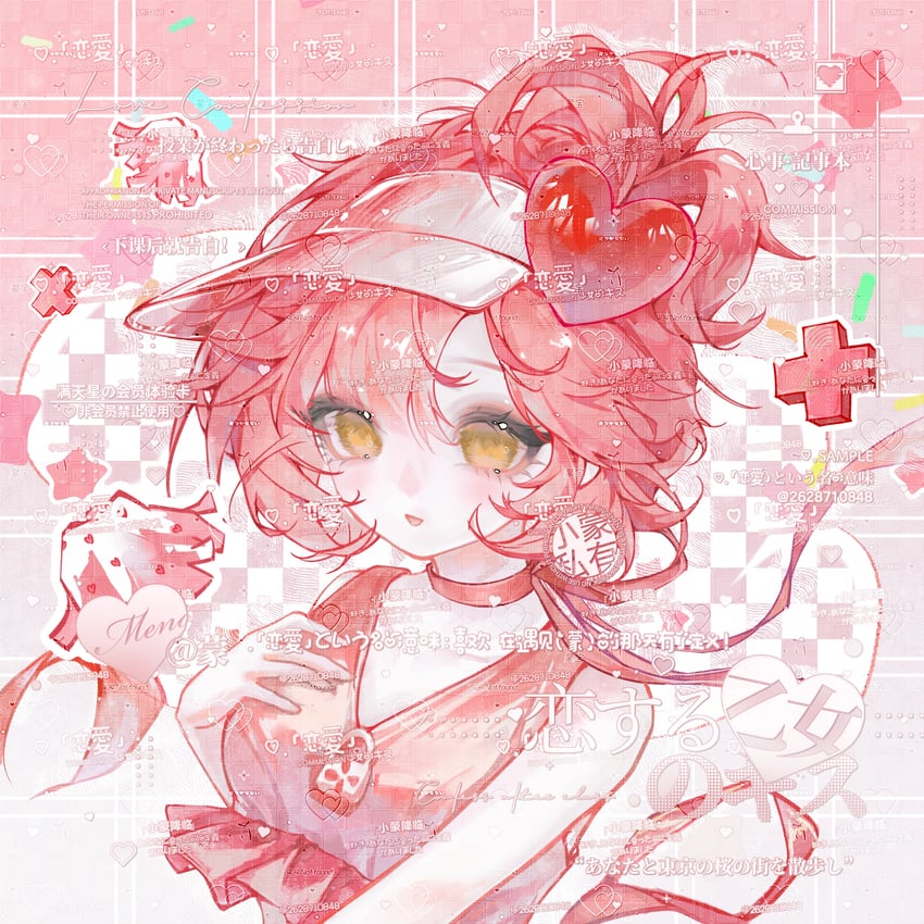 hinamori amu and amulet heart (shugo chara!) drawn by nixiaozi