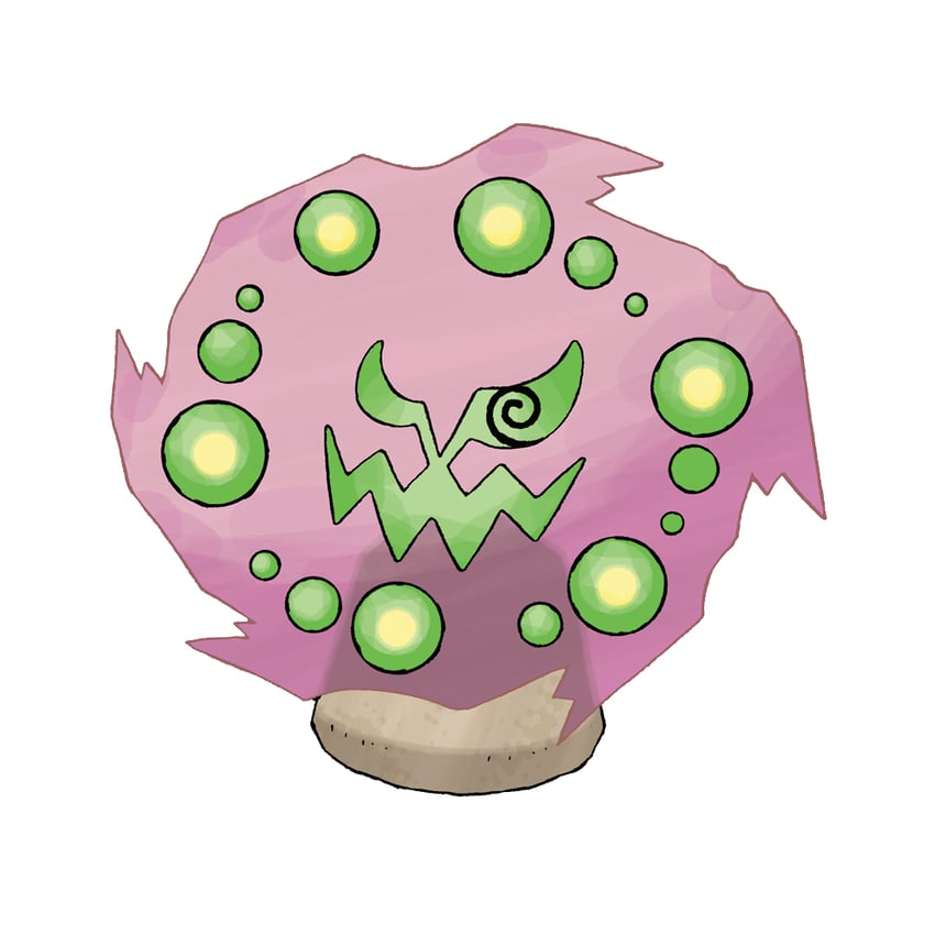 spiritomb (pokemon and 1 more) drawn by sugimori_ken