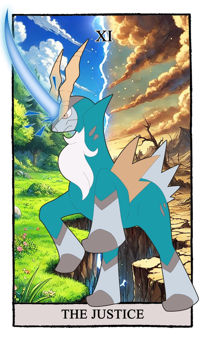 cobalion (pokemon) drawn by carrotzmoonman