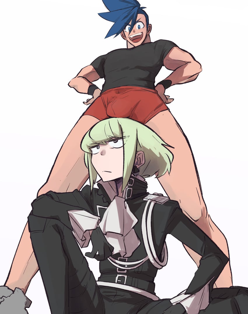 lio fotia and galo thymos (promare) drawn by aus_vaka