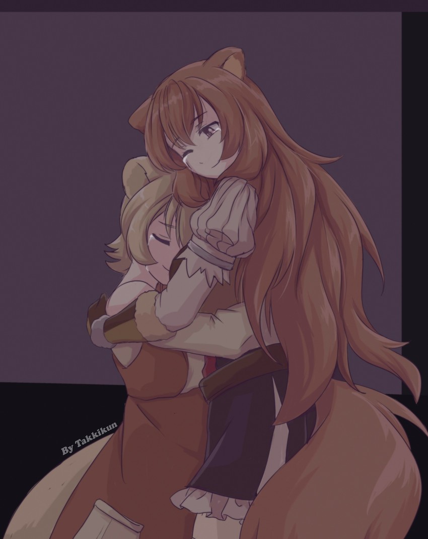 raphtalia and rifana (tate no yuusha no nariagari) drawn by takkikun
