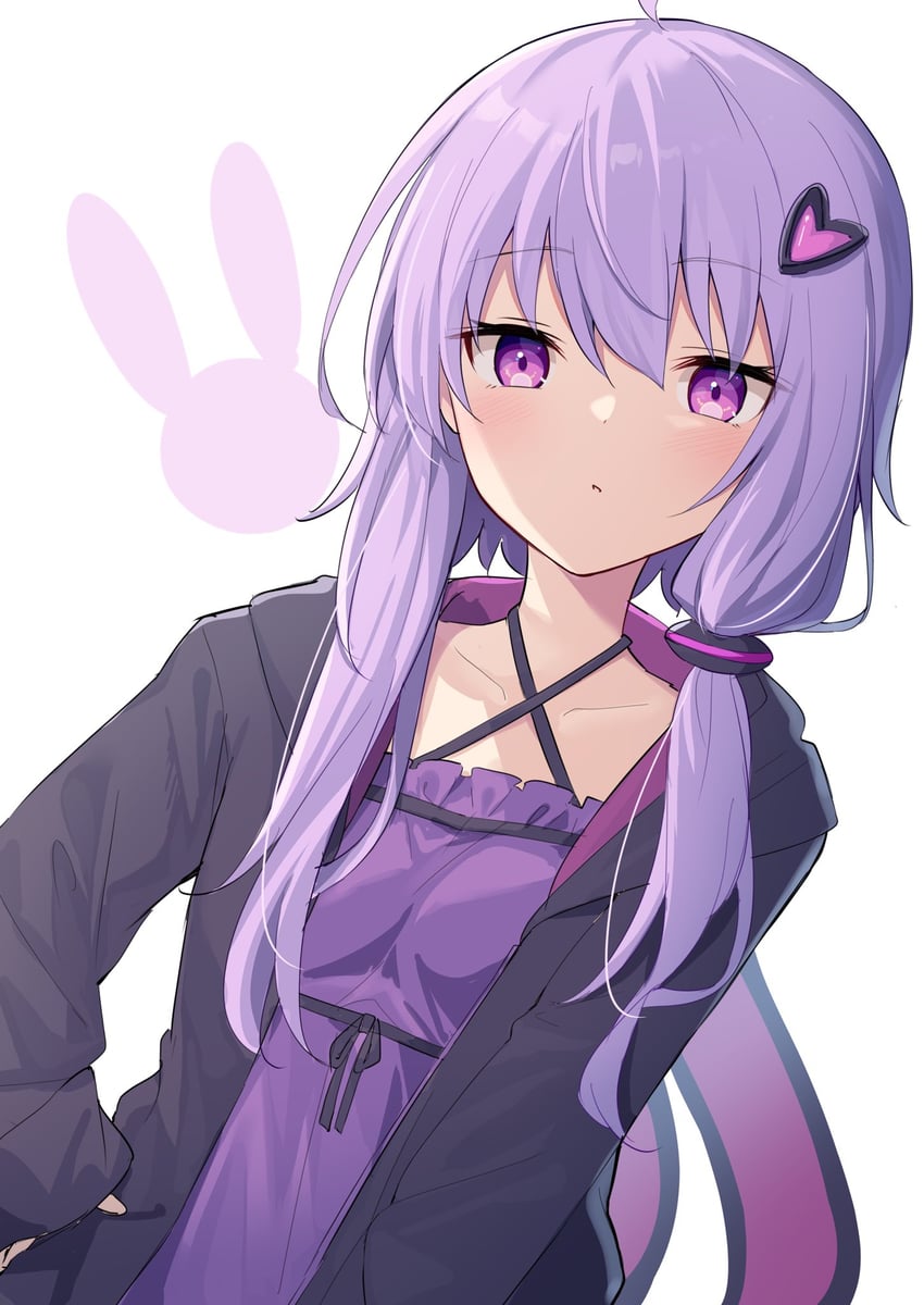yuzuki yukari (vocaloid and 1 more) drawn by yukarite