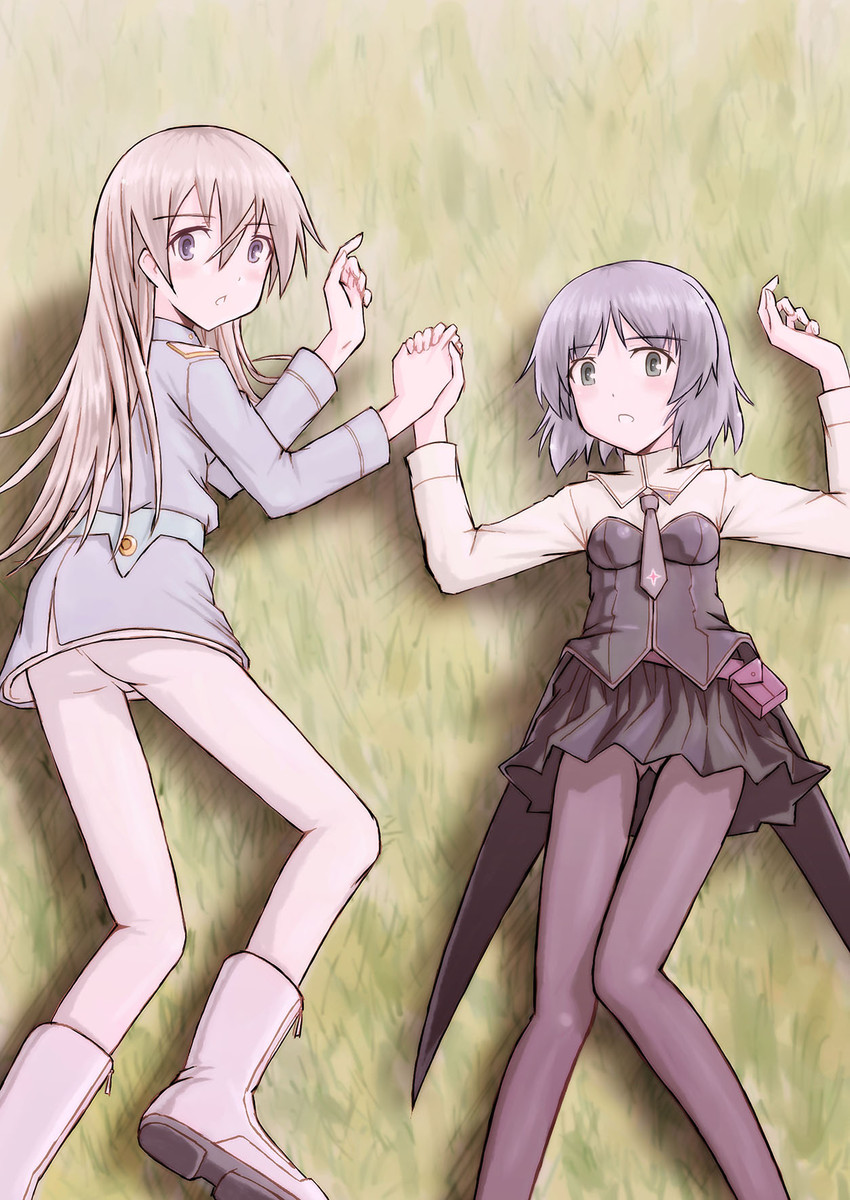 sanya v. litvyak and eila ilmatar juutilainen (world witches series and 1 more) drawn by kaji_(progress_problem)
