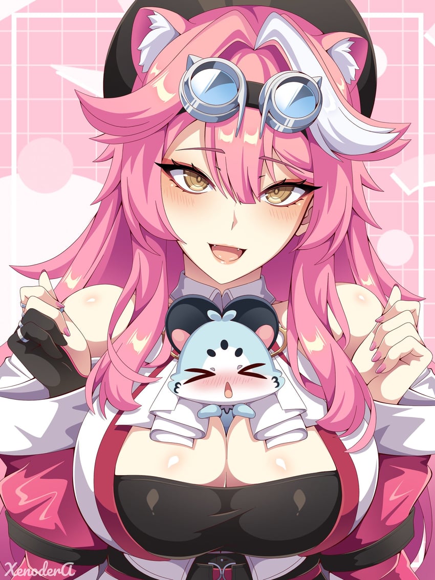 raora panthera and chattino (hololive and 1 more) drawn by xenodera