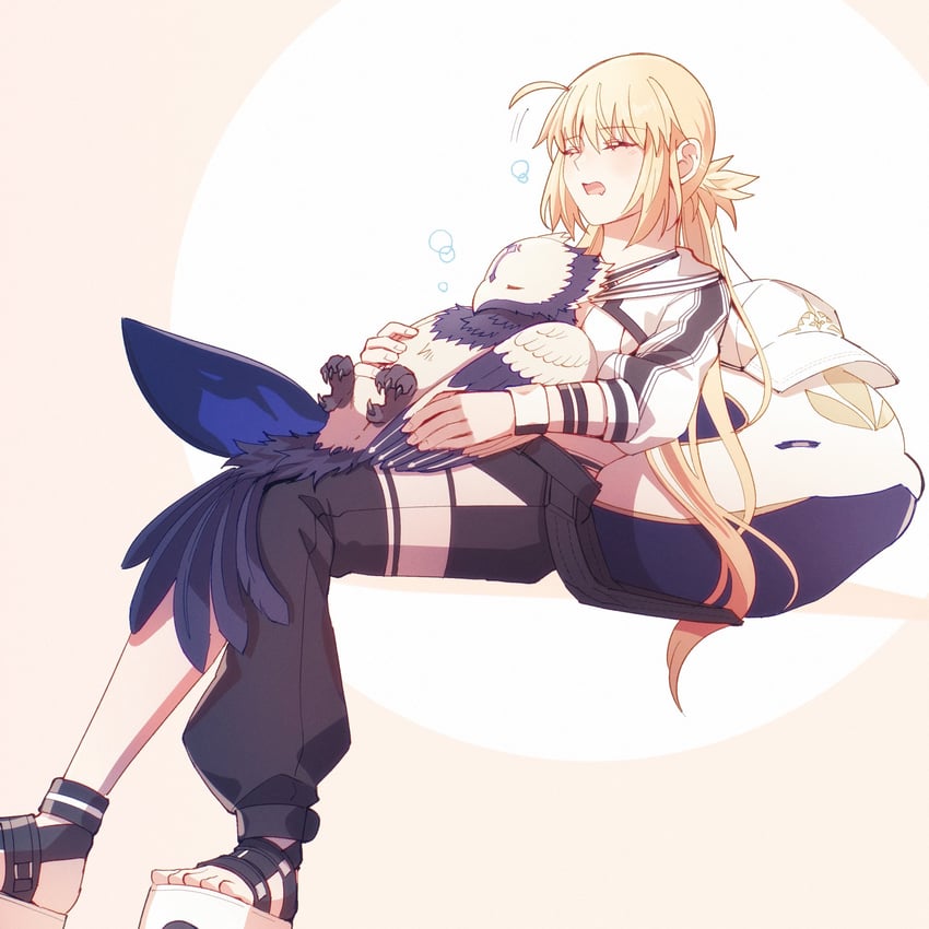 artoria pendragon and artoria caster (fate and 1 more) drawn by yamano_udumi