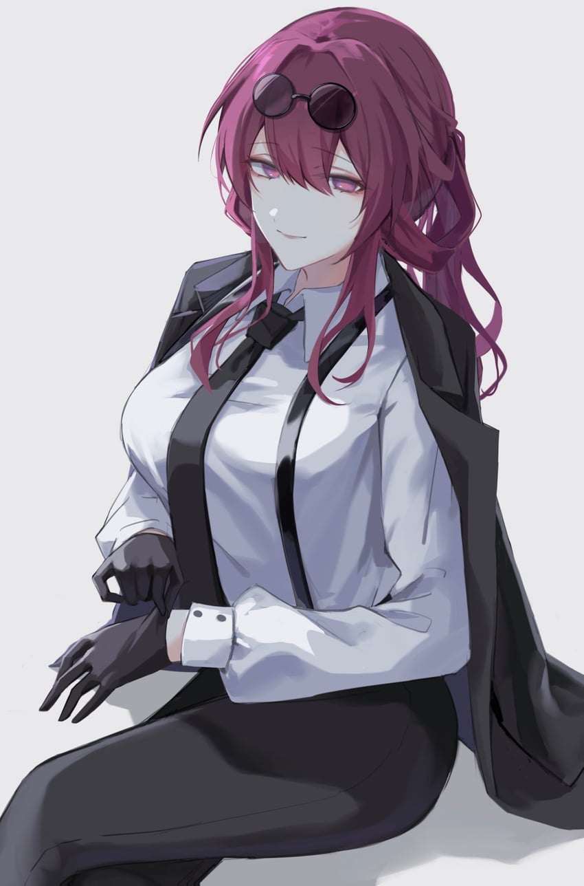kafka (honkai and 1 more) drawn by klq_gm
