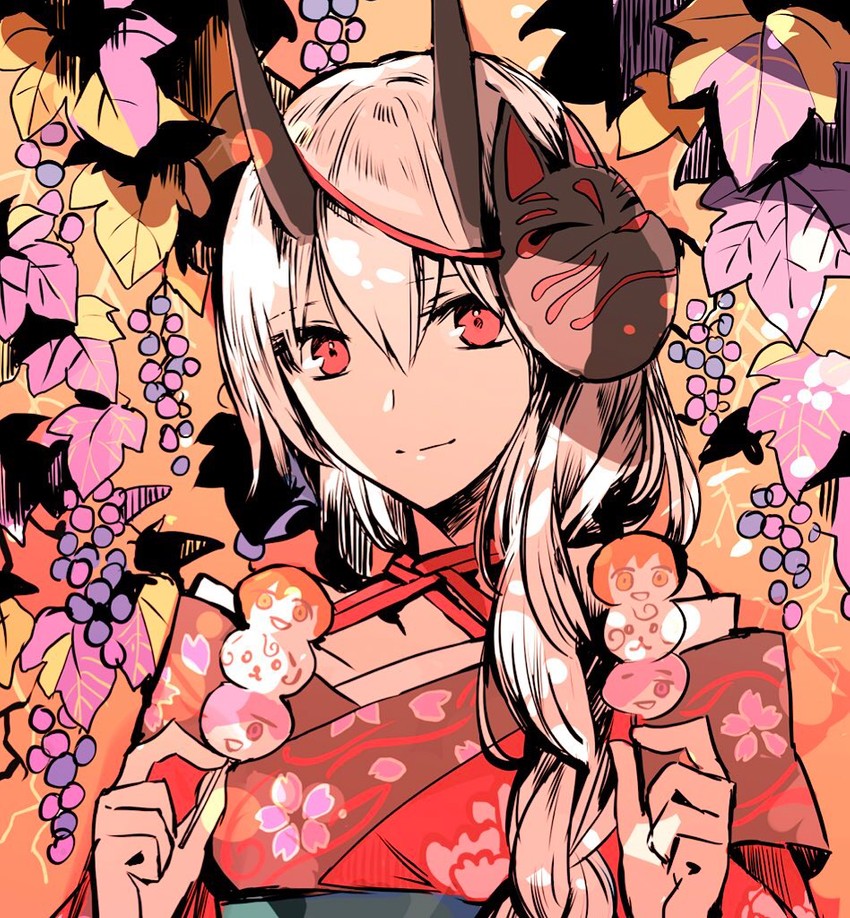 mash kyrielight, fujimaru ritsuka, tomoe gozen, and fou (fate and 1 more) drawn by rioka_(southern_blue_sky)