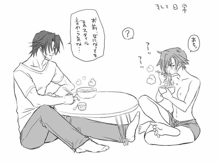 igarashi kyou and hasumi souji (seitenkango. shinyuu to) drawn by eroe
