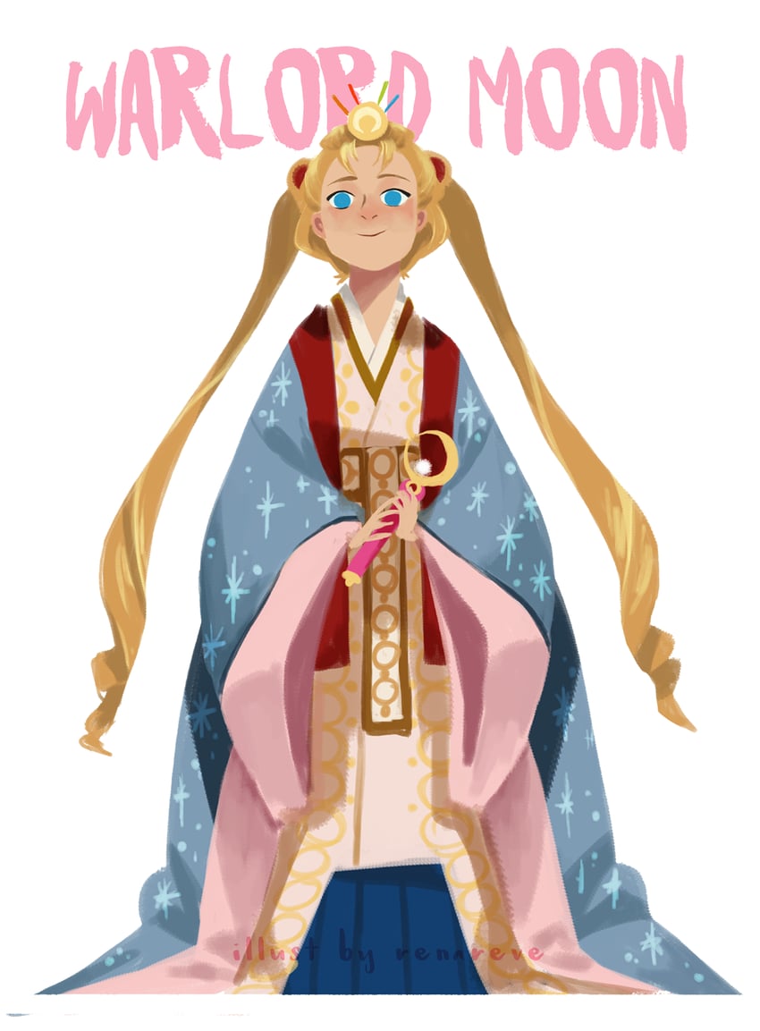 tsukino usagi (bishoujo senshi sailor moon) drawn by renareve