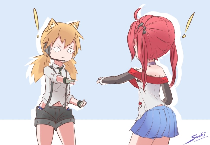 idw, san diego, and itou asuka (azur lane and 3 more) drawn by saiki2