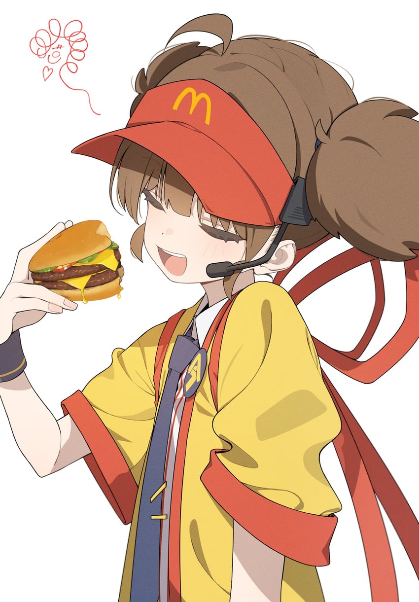 imadake dabuchi tabemi and ronald mcdonald (mcdonald's) drawn by shiwa_(siwaa0419)