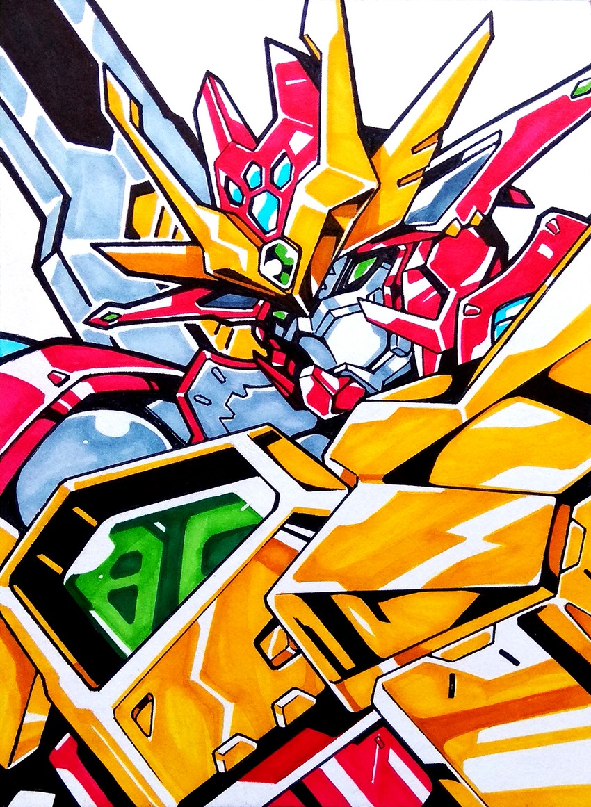 g compatible kaiser (super robot wars and 1 more) drawn by hamuten_(hmltzero)