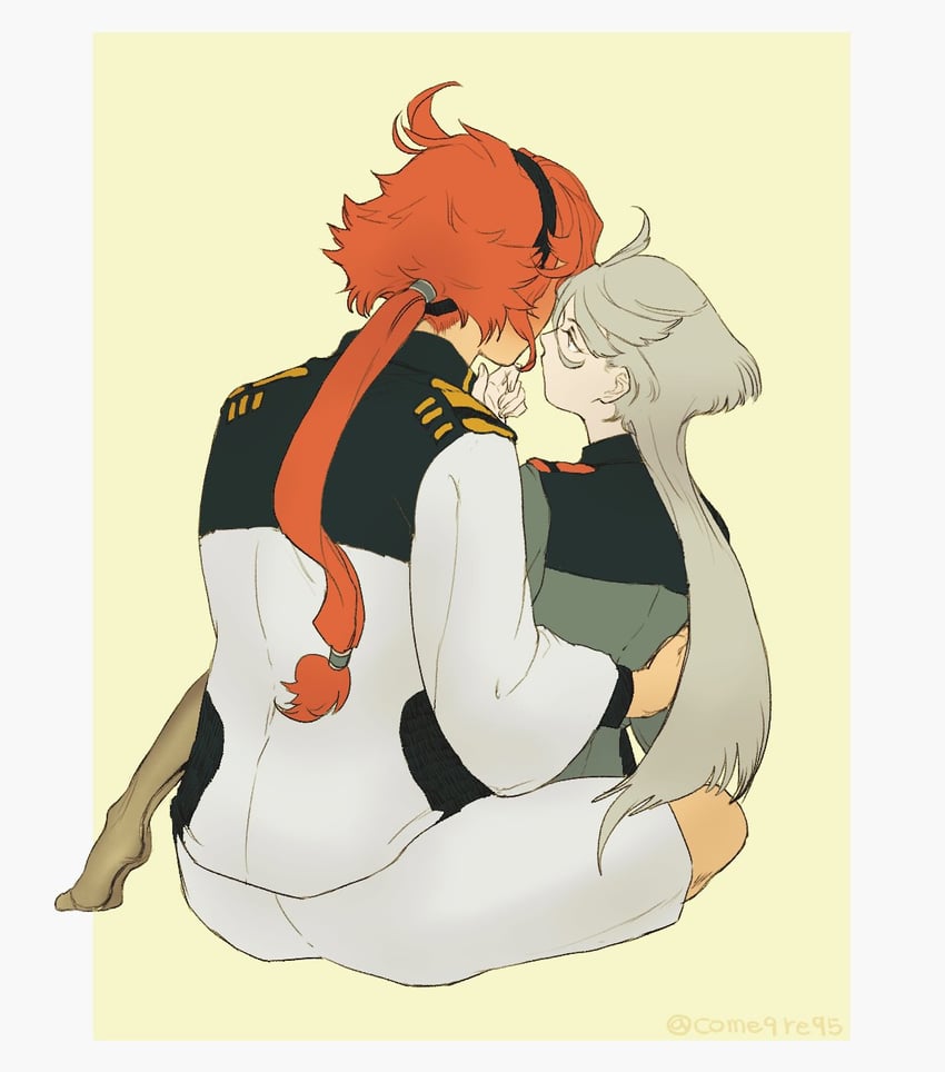 suletta mercury and miorine rembran (gundam and 1 more) drawn by come9re95
