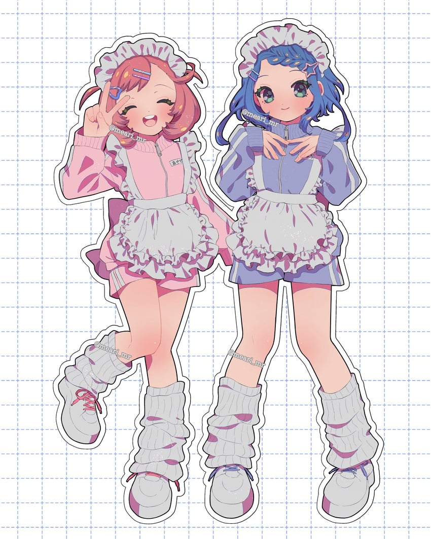 ayase naru and rinne (pretty series and 2 more) drawn by mea_(meari_mr)