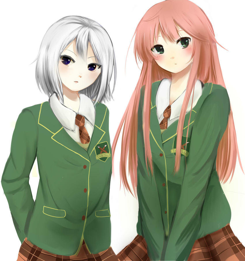 watashi and y (jinrui wa suitai shimashita) drawn by materu